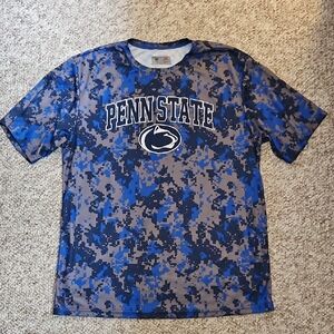 Penn State Blue and Gray Short Sleeve Tee